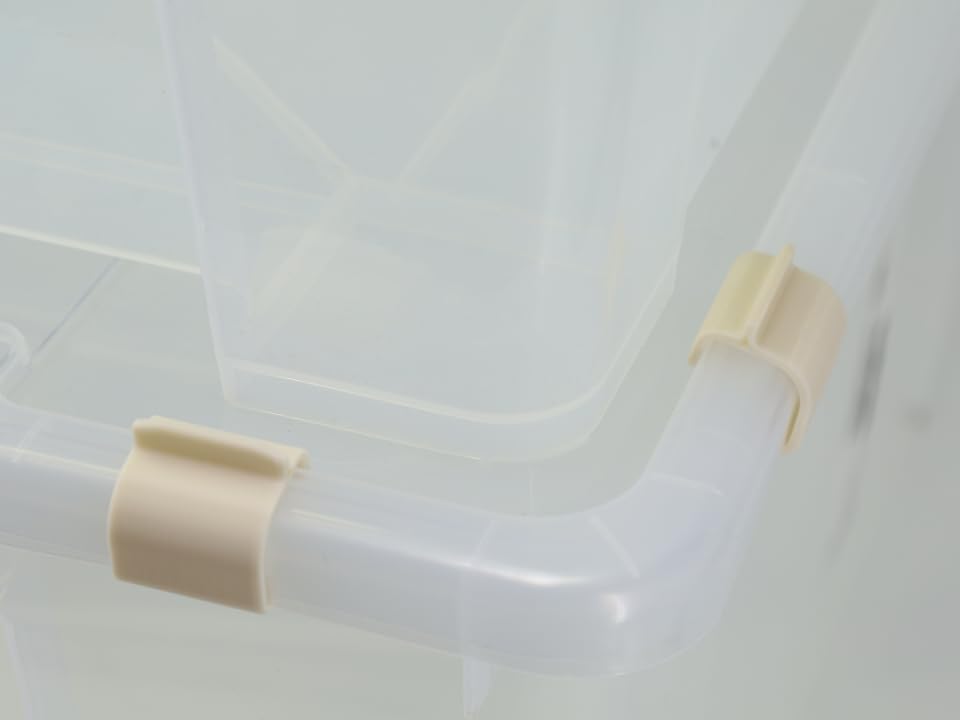 Locking Clips for IKEA Samla Box Boxes Rounded Compatible with Ikea-Samla Clips ... 4 Pieces, 5L/11L/22L - image 5
