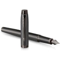 Parker IM Monochrome Fountain Pen - Gun Metal Finish - Fine Nib