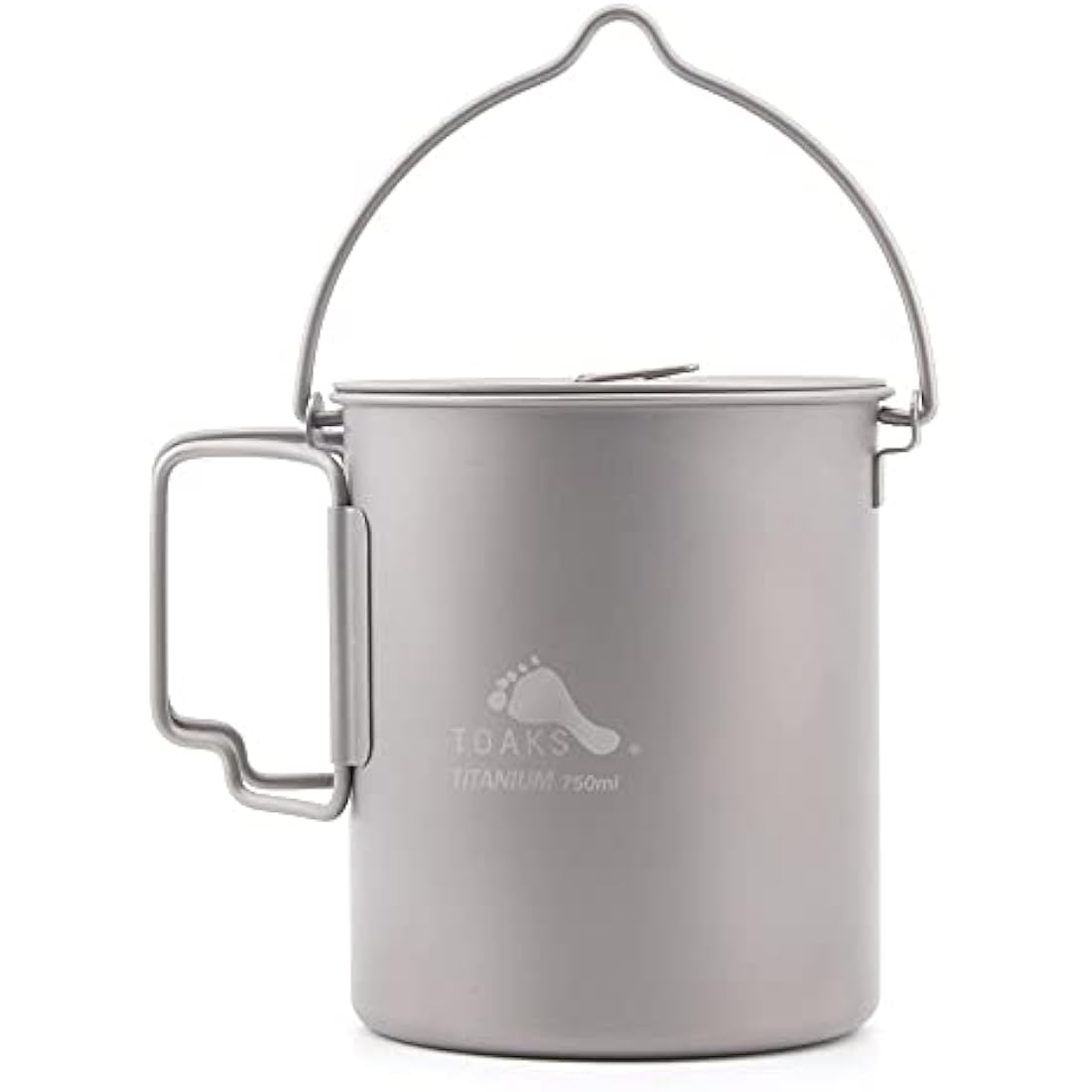TOAKS Titanium 750ml Camping Pot with Lid – Ultralight Outdoor Cookware