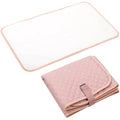 Lekebaby Portable Baby Changing Mat – Waterproof Foldable Nappy Pad, Pink