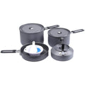Fire-Maple Feast 4 Camping Cookware Set | 12pc Anodized Aluminum Kit