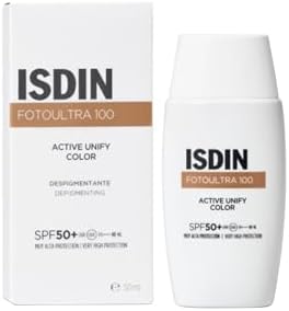 ISDIN FotoUltra 100 Active Unify Color SPF 50+ Tinted Facial Sunscreen