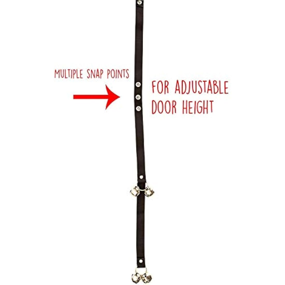 ADOGO Dog Potty Training Door Bells – Adjustable Length Puppy Toilet Aid