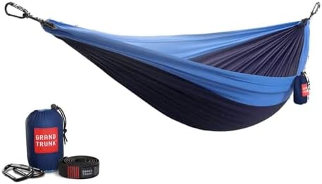 Grand Trunk Double Parachute Nylon Hammock – Lightweight Camping Gear