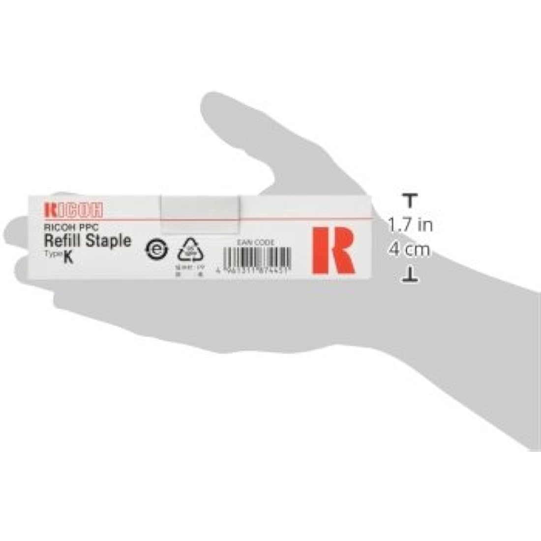 Ricoh Type K 410802 Staples for Aficio MP Series - 3 x 5000 Pack