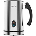 SAYESO Electric Milk Frother and Warmer – Stainless Steel Coffee Foam Maker