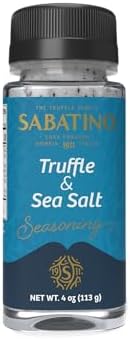 Sabatino Tartufi Black Truffle Salt – Sicilian Sea Salt Shaker, 113g