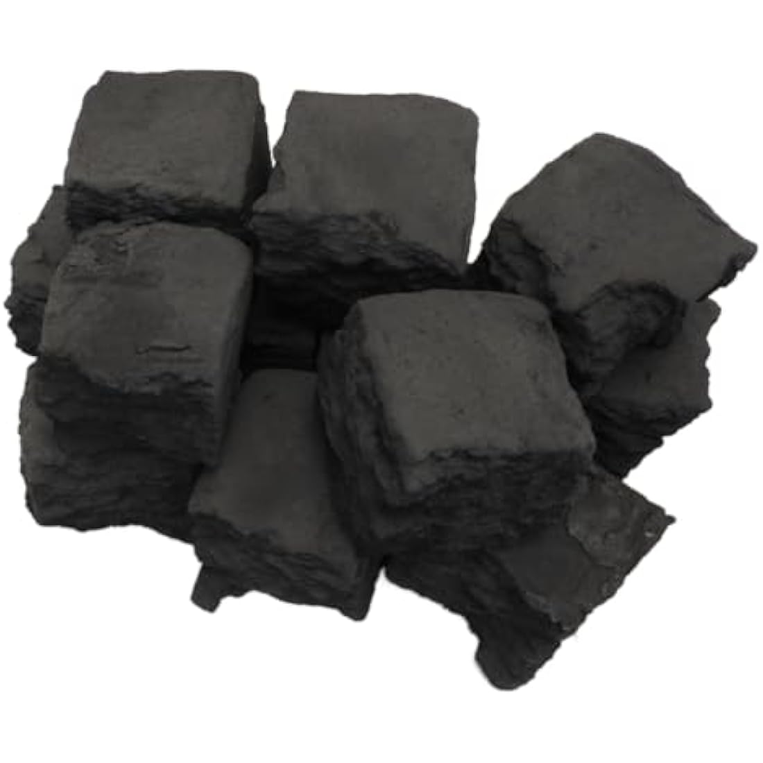 The Stove Wizard 20 Large Square Ceramic Coals for Gas & Electric Fires