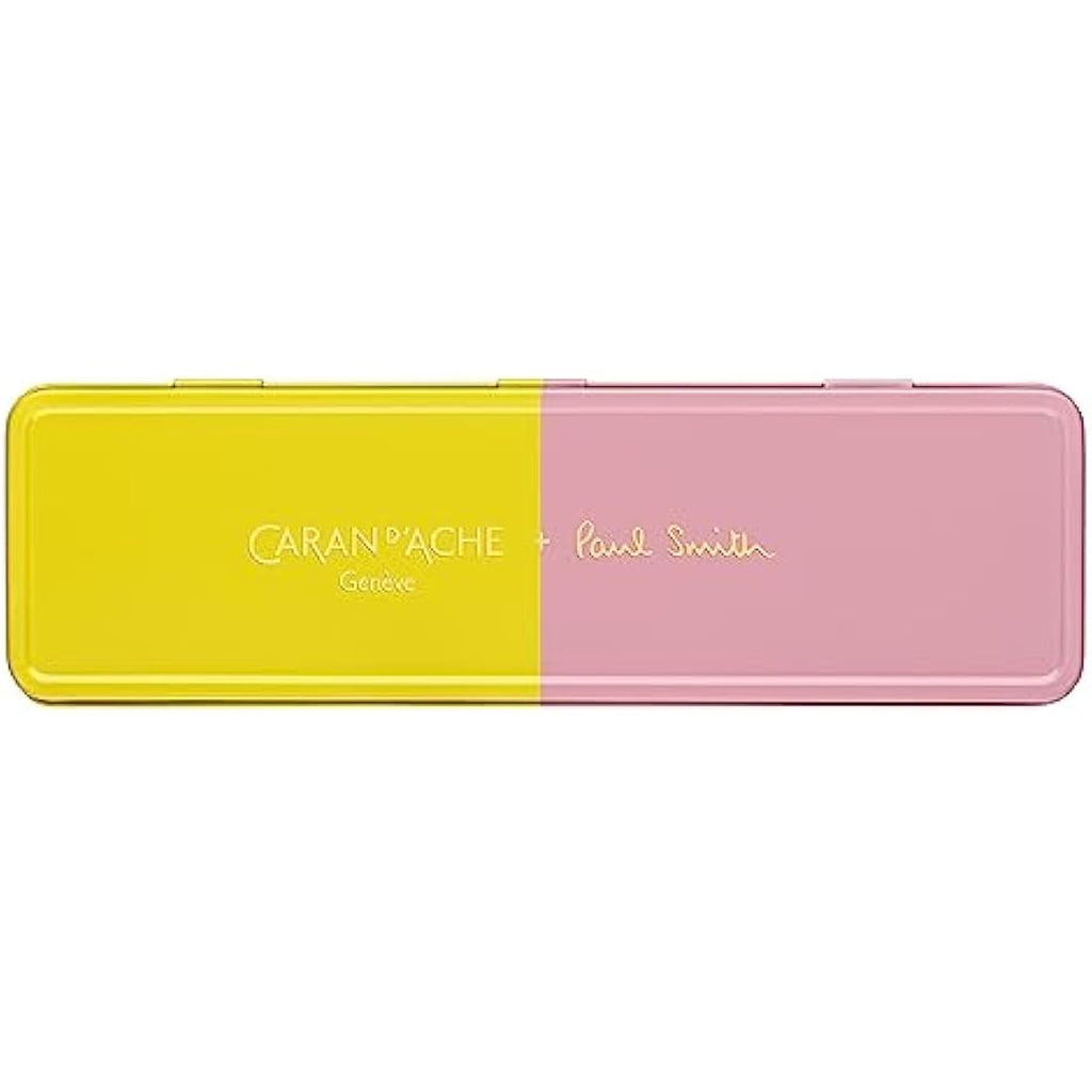 Caran d'Ache 849 Paul Smith Ballpoint Pen – Chartreuse/Rose Aluminium