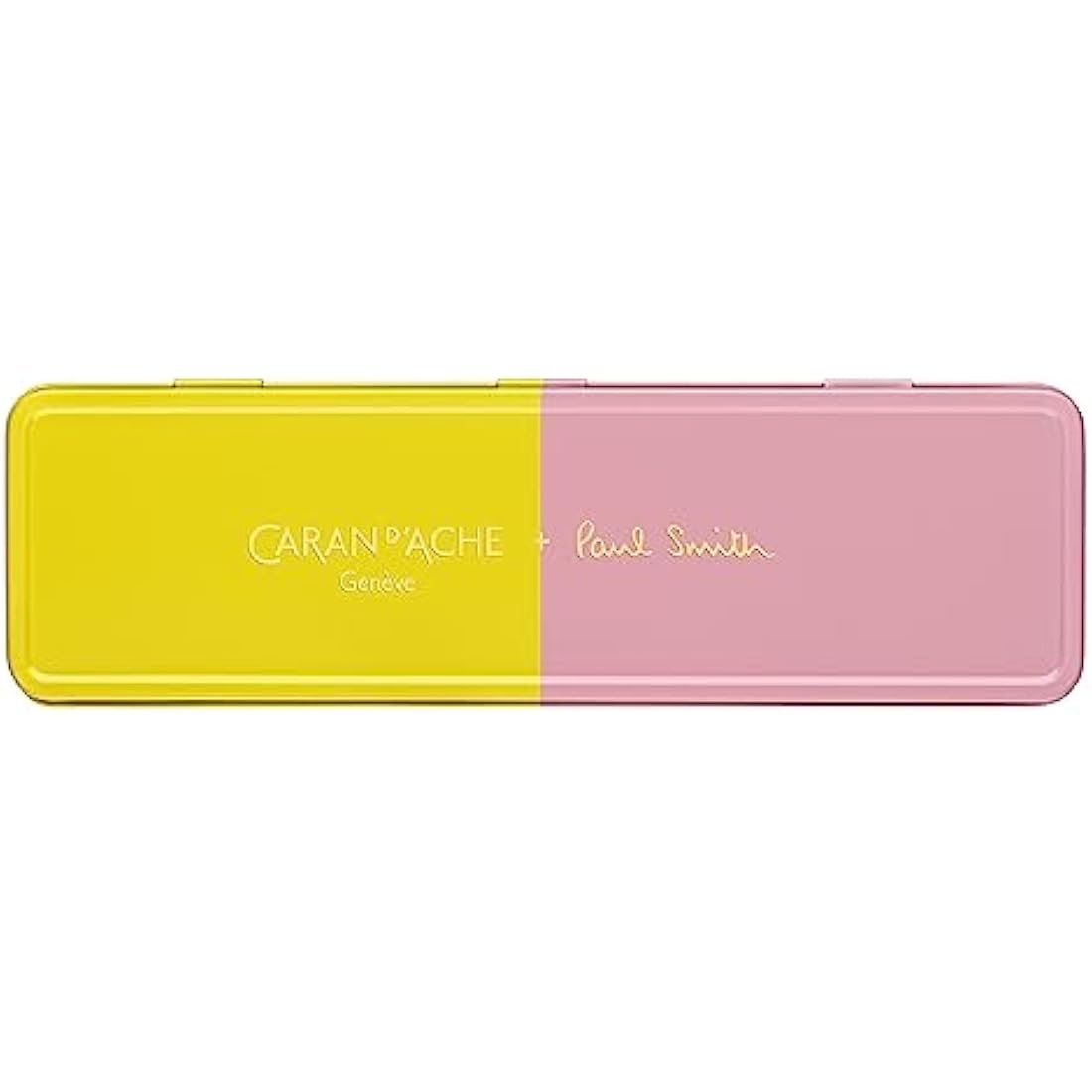 Caran d'Ache 849 Paul Smith Ballpoint Pen – Chartreuse/Rose Aluminium