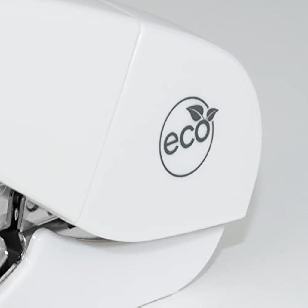 Rapesco ECO Flat Clinch Stapler – 35 Sheet Capacity – White