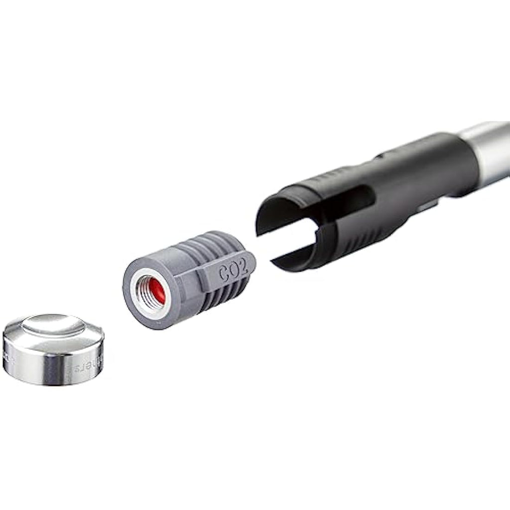 Crankbrothers Klic HV Mini Pump with Gauge and CO2 Inflator – 8 Bar
