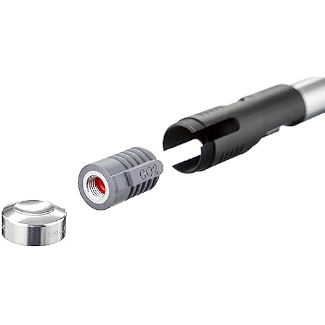Crankbrothers Klic HV Mini Pump with Gauge and CO2 Inflator – 8 Bar