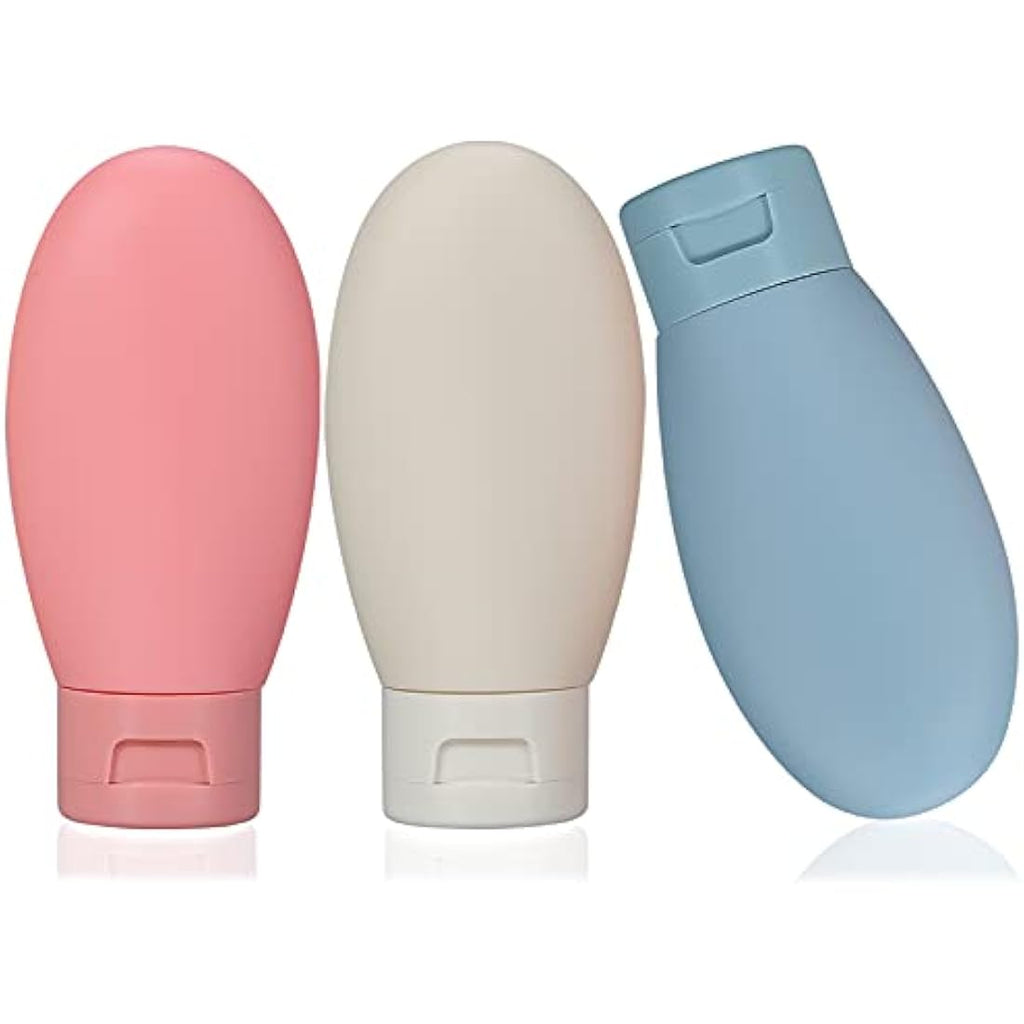 TSA Approved Travel Bottles – 3 Pack Leakproof 60ml Set