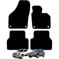 Jolof Store VW Tiguan 2007-2016 Tailored Car Mats – 4pc Black Carpet