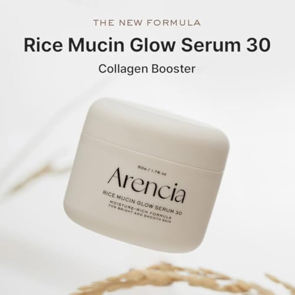 Arencia Rice Mucin Overnight Glow Face Mask Serum with Hyaluronic Acid