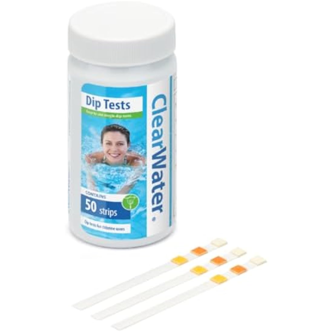 Clearwater 3-in-1 Pool and Spa Test Strips | Chlorine, pH & Alkalinity