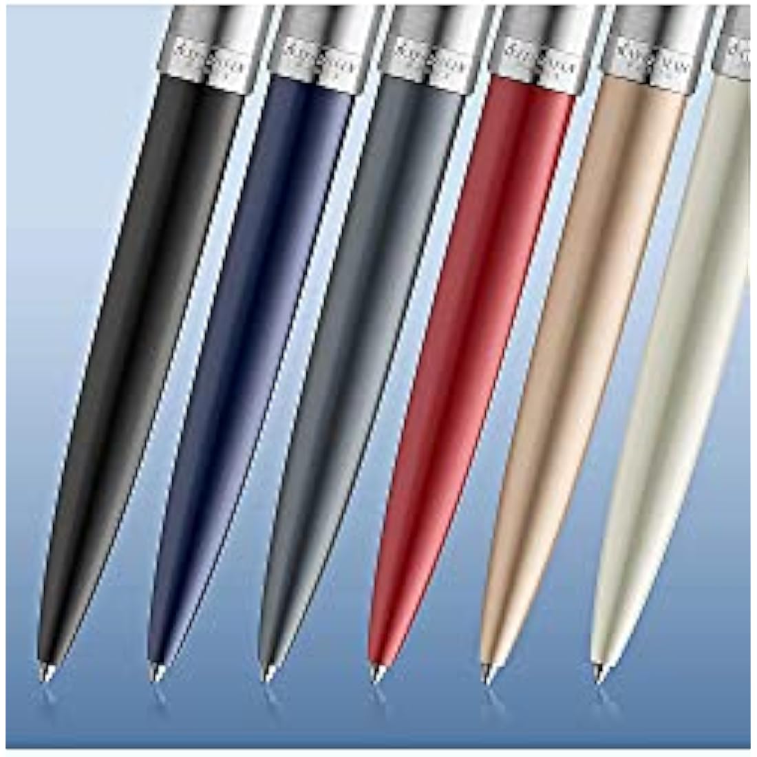 Waterman Emblème Deluxe Ballpoint Pen – Grey with Chrome Trim, Medium