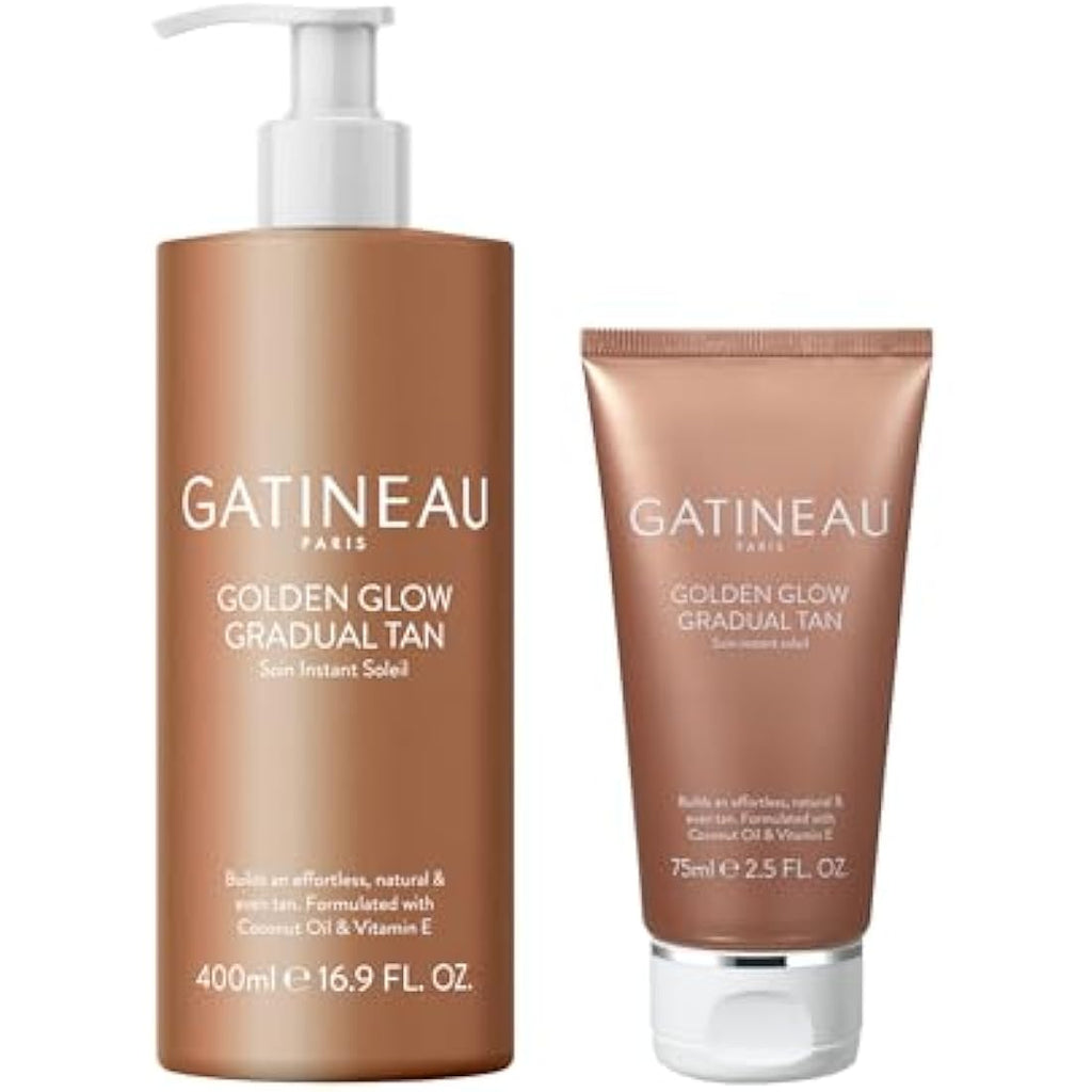 Gatineau Golden Glow Gradual Tan Set - Hydrating Self Tanner (475ml)