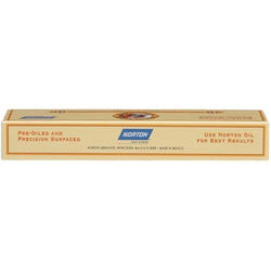 Norton Knife Sharpener Combination Grit Oil Stone - Sharpening Stone with Fine/Coarse Combination Red/Black - image 1