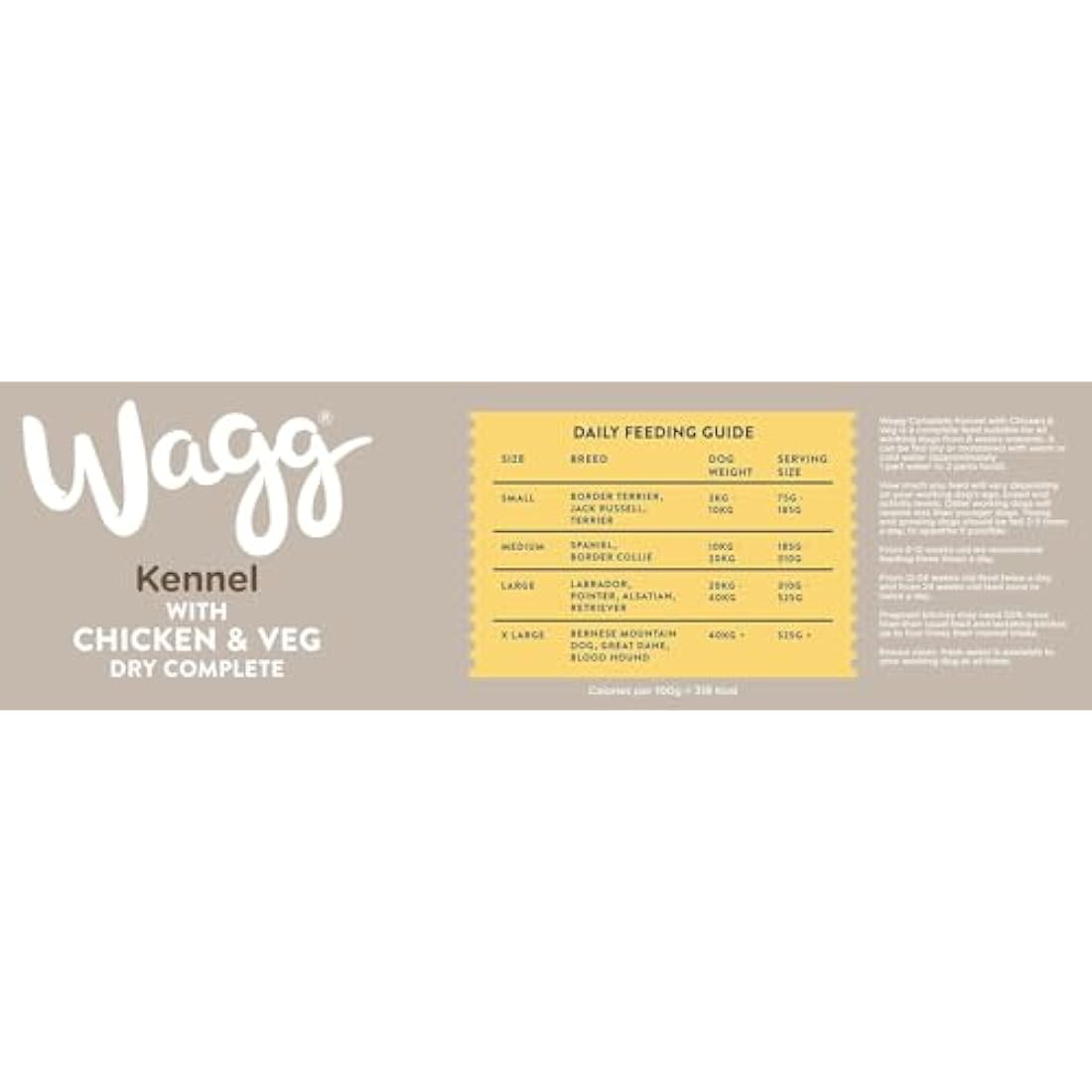 Wagg Kennel Chicken & Veg Dry Adult Dog Food - Meaty Kibble 15kg