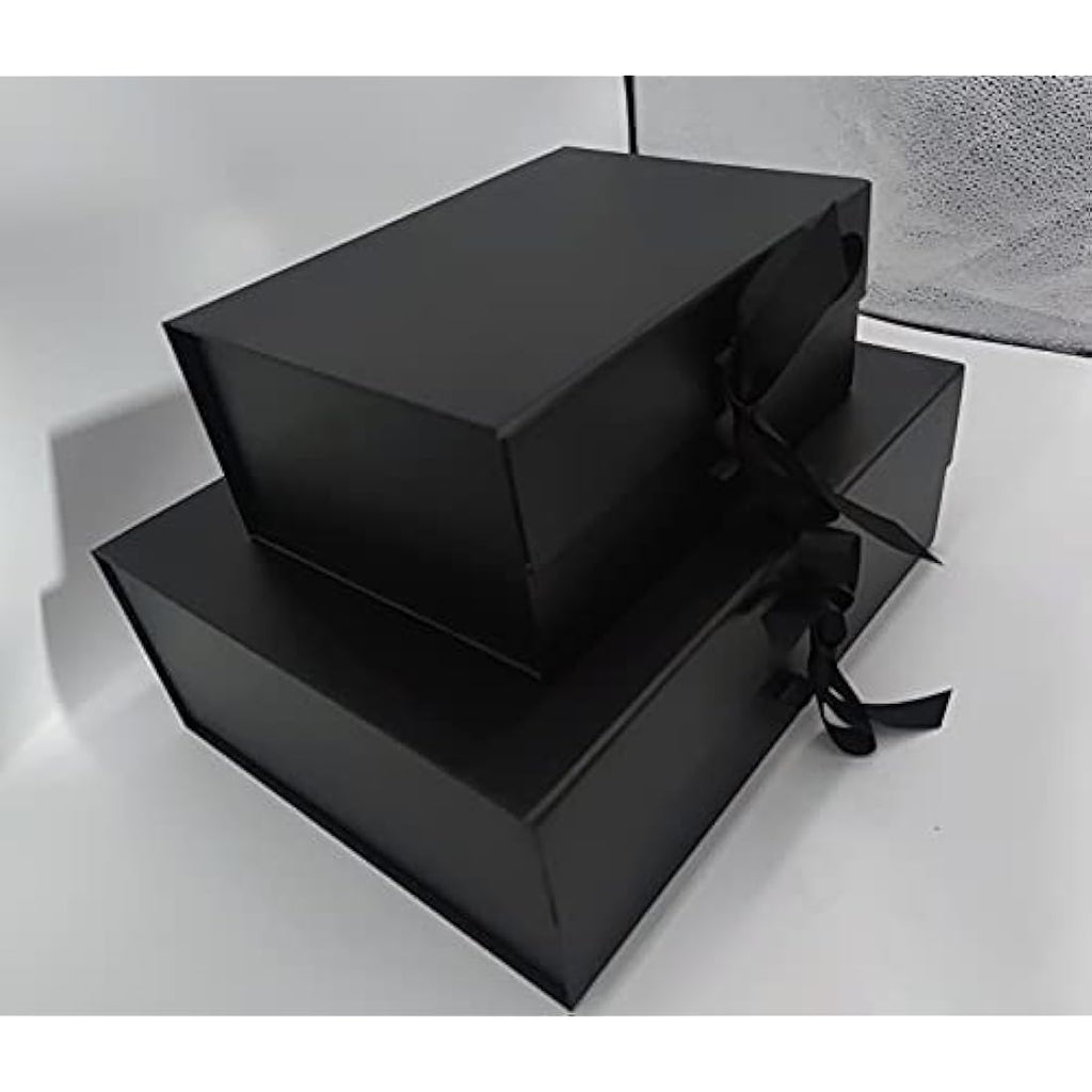 Jolof Store Black Magnetic Gift Box – Collapsible Cardboard Packaging