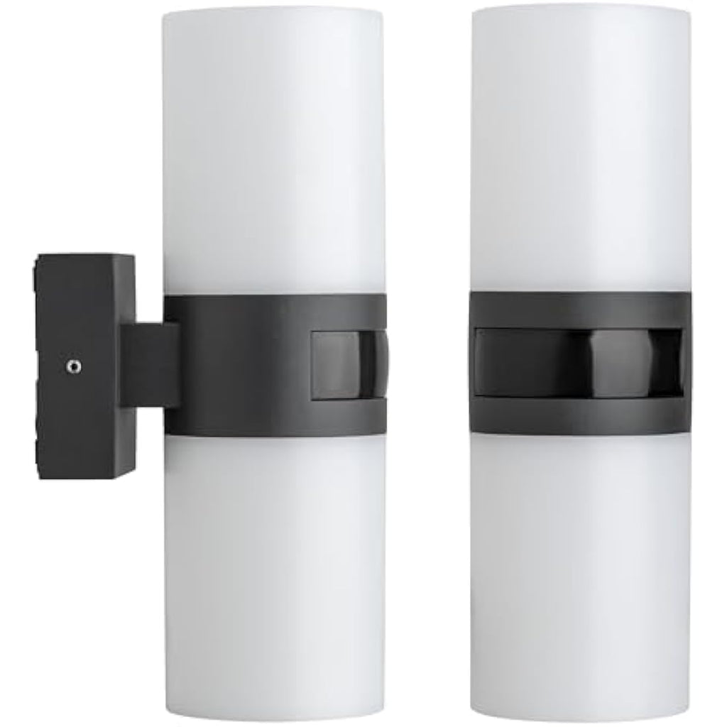SEBSON LED Outdoor Wall Light with PIR Motion Sensor - 20W IP65 Anthracite