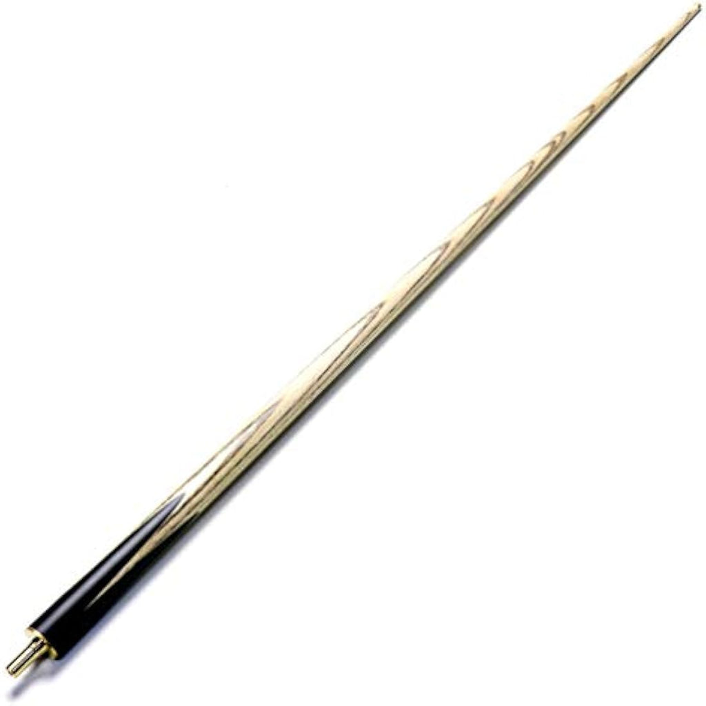 CUESOUL 57" Ebony Snooker Cue – 3/4 Jointed Ash Shaft with Union Jack