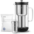 Aarke Purifier – 1.2L Glass & Stainless Steel Water Filter Jug