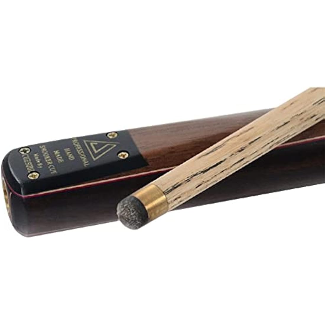 CUESOUL 57" 3/4 Jointed Rosewood Snooker Cue Set with Case | 9.5mm Tip