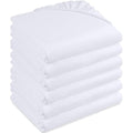 Utopia Bedding Super King Fitted Sheets - 6 Pack White Microfibre