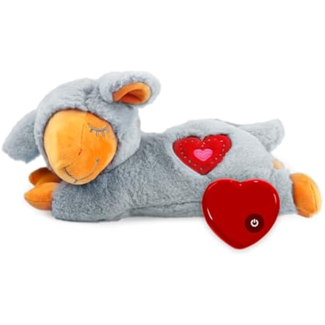 Puppy Heartbeat Toy – Grey Sheep Dog Behavioral Aid Plush