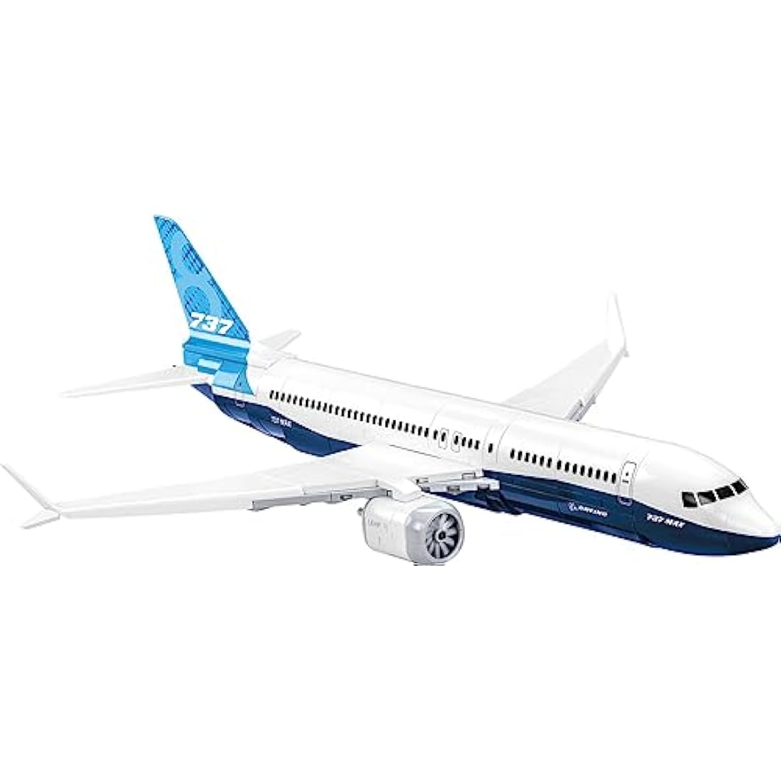 COBI Boeing 737-8 Model Aircraft Building Blocks Set – Black, 340 Pcs