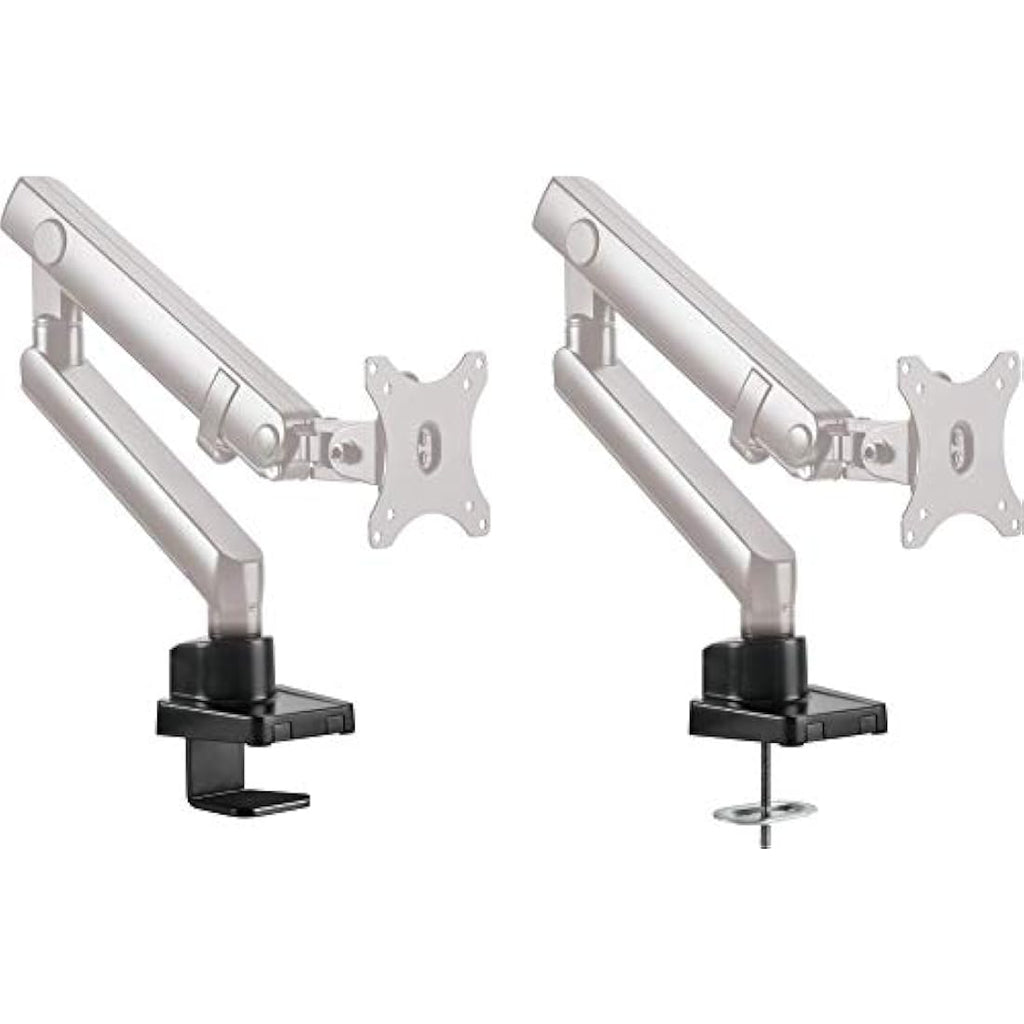 ICY BOX Monitor Mount – 32" VESA Steel Stand for 1 Display | Black