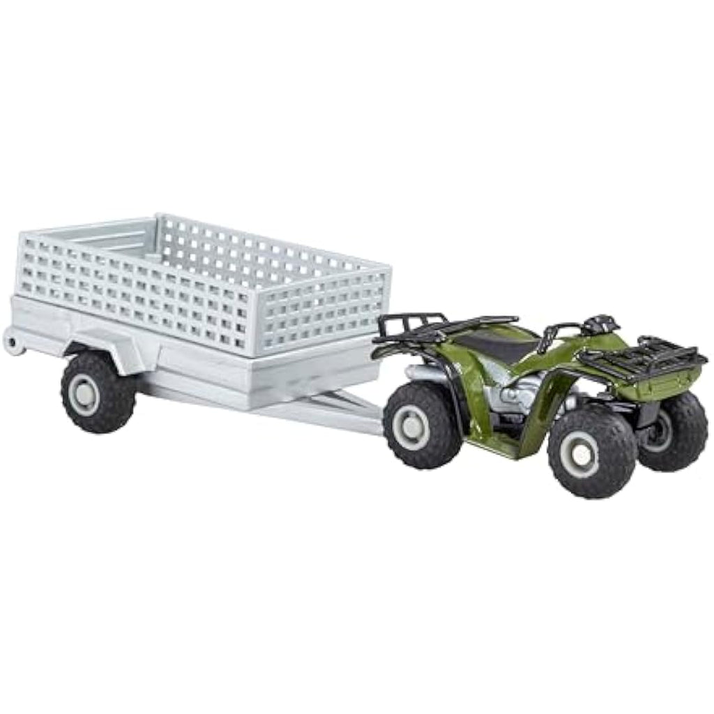 Britains 43358 Quad ATV Bike and Trailer Playset | 1:32 Diecast Model