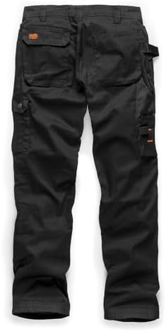 Scruffs Men's Worker Plus Trousers – Graphite Grey Utility Work Pants