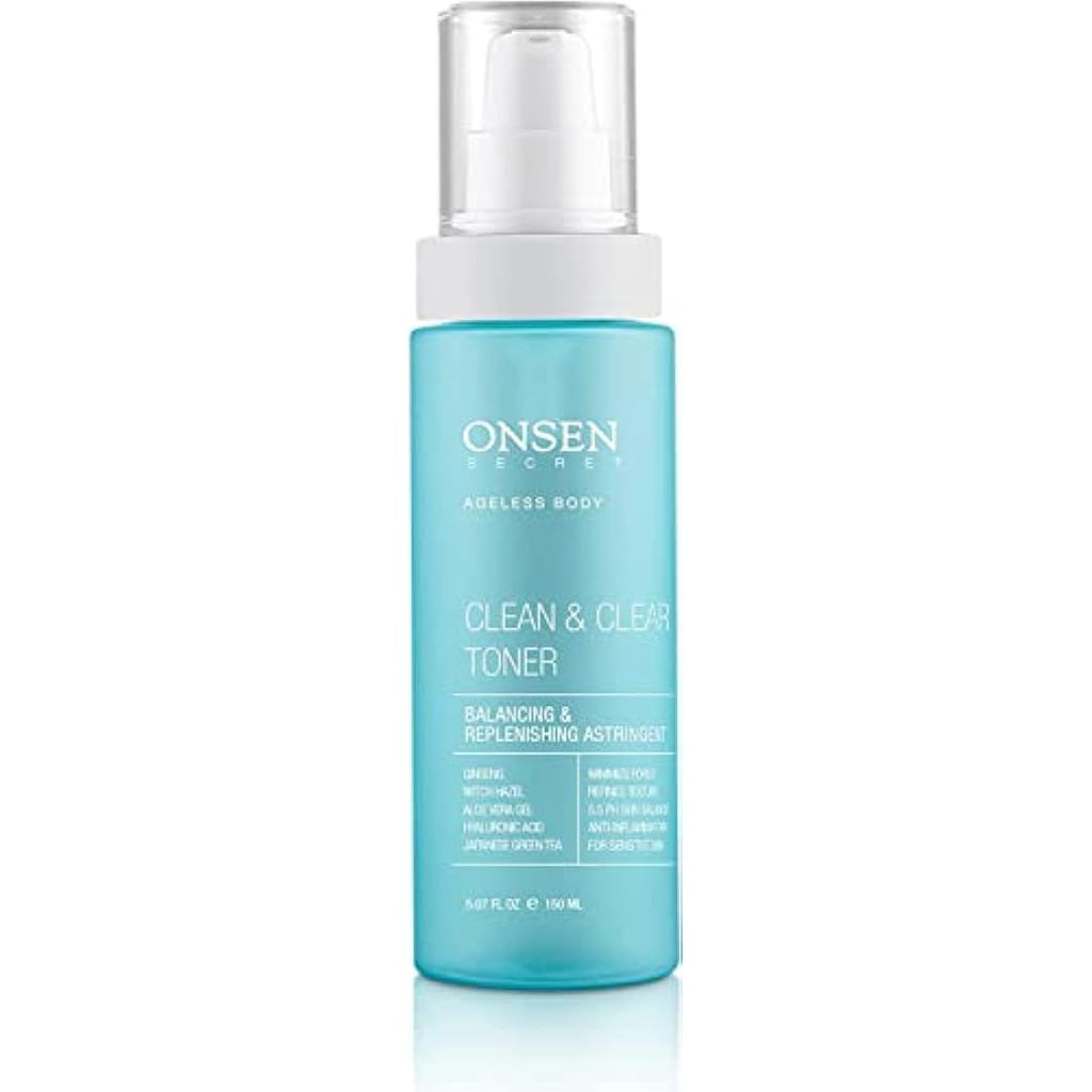 Onsen Secret Face Toner – Balancing Witch Hazel & Green Tea - 150ml