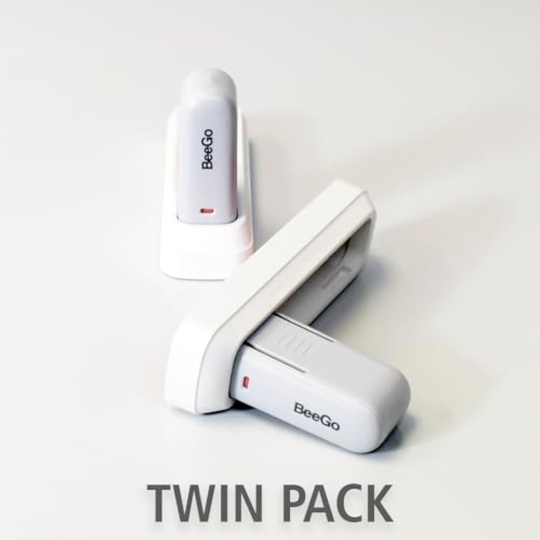 BeeGo Childproof Door Lever Locks – 2 Pack Adhesive Safety Latches