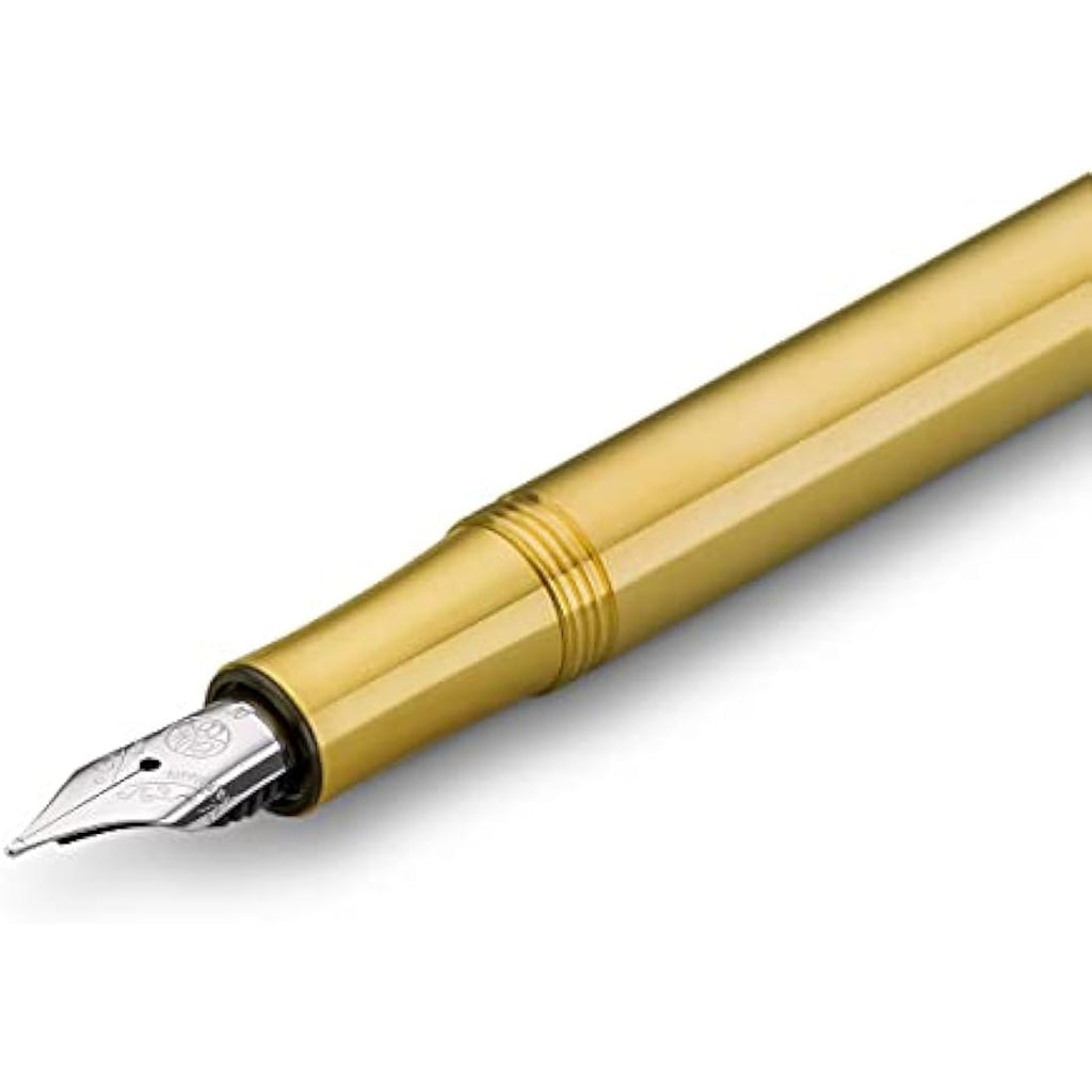 Kaweco Liliput Fountain Pen – Eco Brass Pocket Pen with Wide Nib