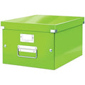Leitz Click & Store A4 Storage Box – Foldable Green Document Organizer