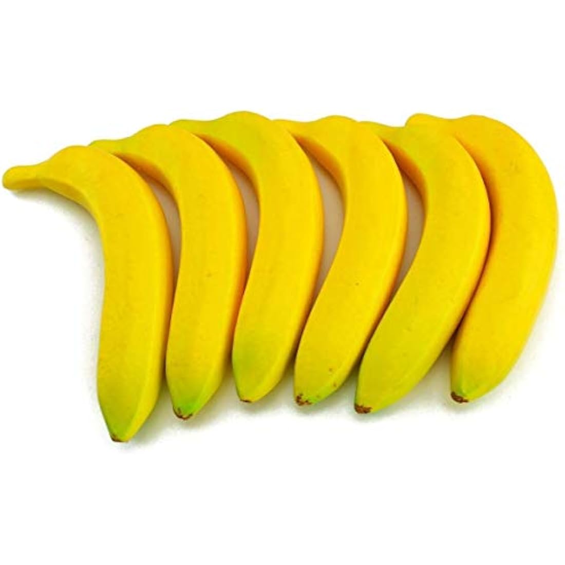 Jolof Store 6Pcs Artificial Bananas – Lifelike Foam Fruit for Home Decor