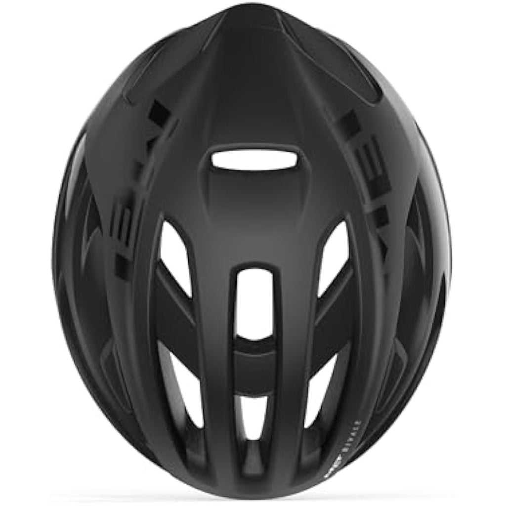 MET Rivale MIPS Road Cycling Helmet - Black - Medium (56-58 cm)