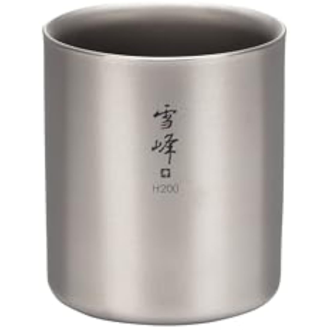 Snow Peak H200 Stacking Mug – Double-Walled Titanium Camping Cup