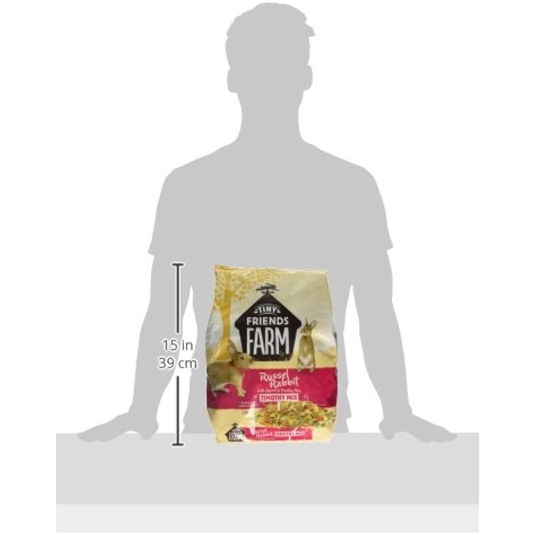 Supreme Tiny Friends Farm Russel Rabbit Timothy Mix Food - 2.5kg