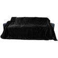 Luciphia Waterproof Pet Blanket – Fluffy Double Layer Dog Cover, Black, XL
