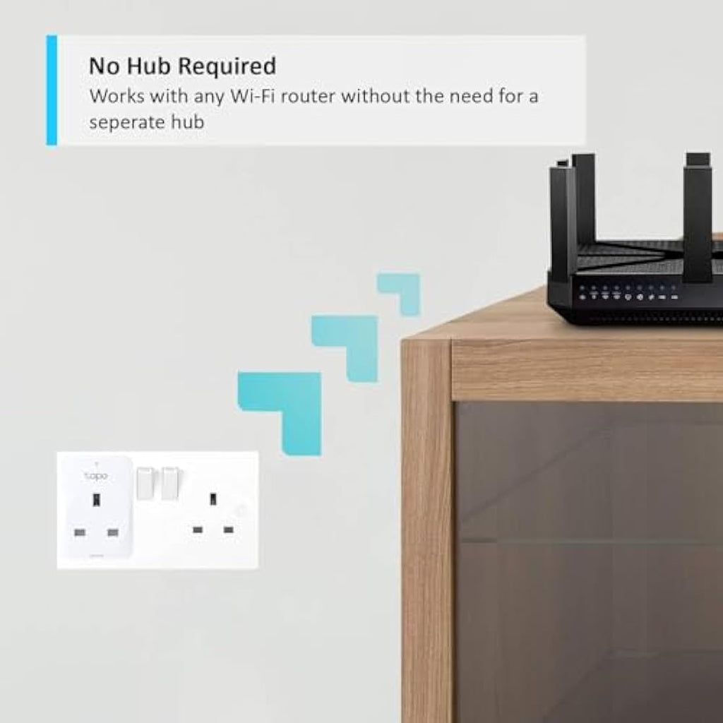 TP-Link Tapo P100 Smart Wi-Fi Plug (4-Pack) | Alexa & Google Home