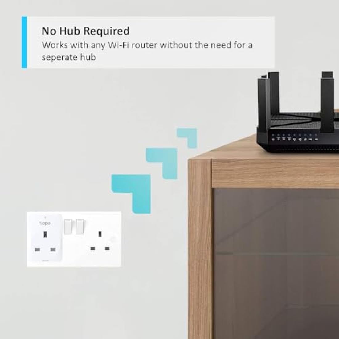TP-Link Tapo P100 Smart Wi-Fi Plug (4-Pack) | Alexa & Google Home