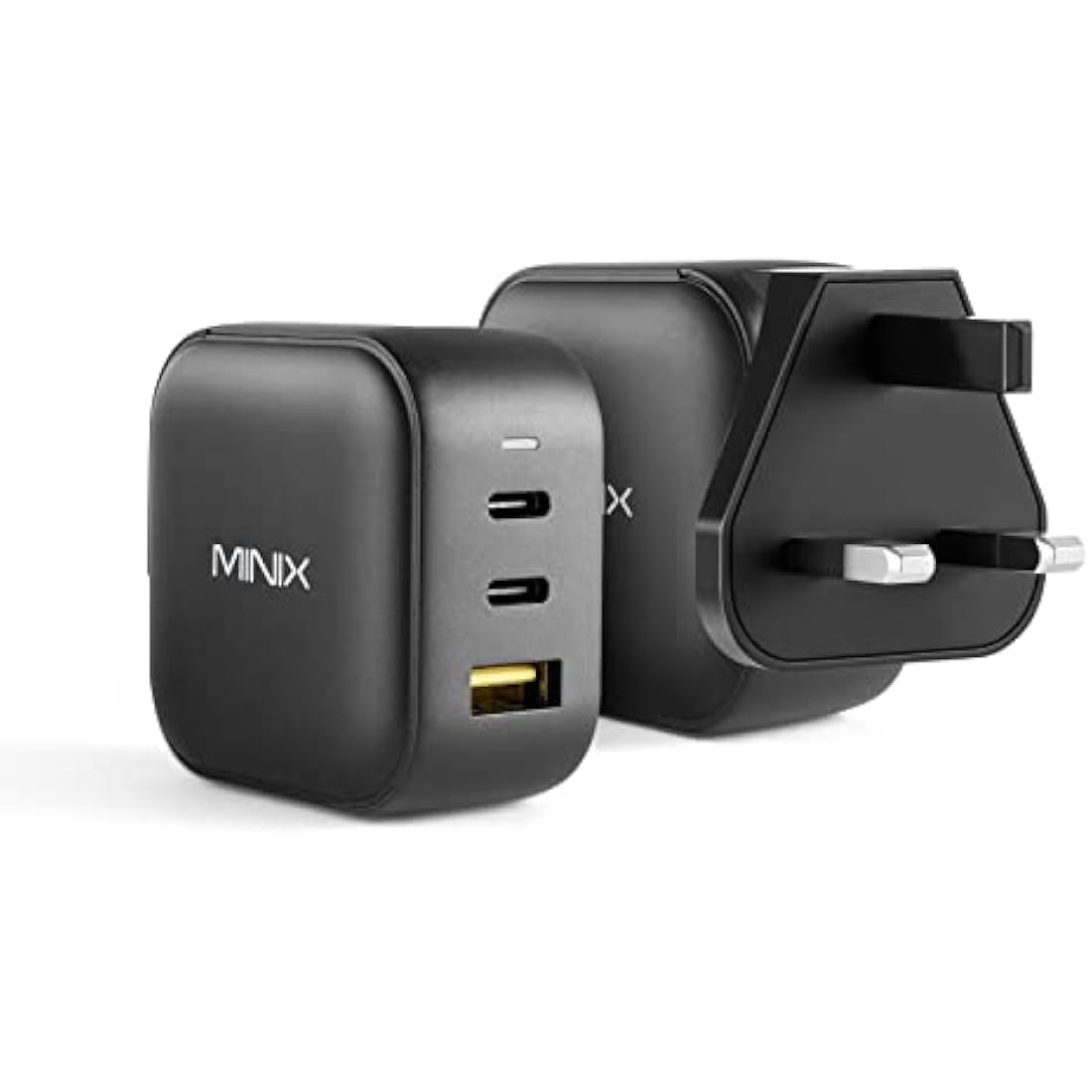 MINIX 66W GaN Wall Charger | 3-Port USB-C & USB-A Fast Adapter