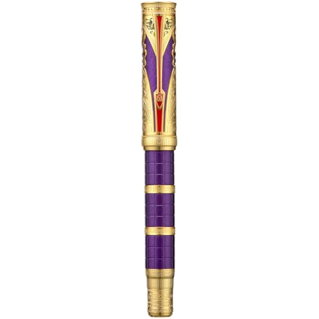Hongdian D5 Qin Dynasty Fountain Pen – Extra Fine Piston Filler, Purple