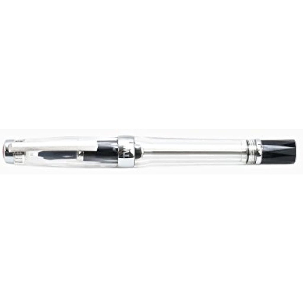 Twsbi VAC 700R Fountain Pen – Clear Resin Vacuum Filler, Medium Nib